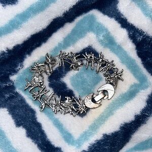 Vintage Slide Charms Ballerina Bracelet